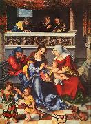 Lucas  Cranach The Holy Family USA oil painting artist